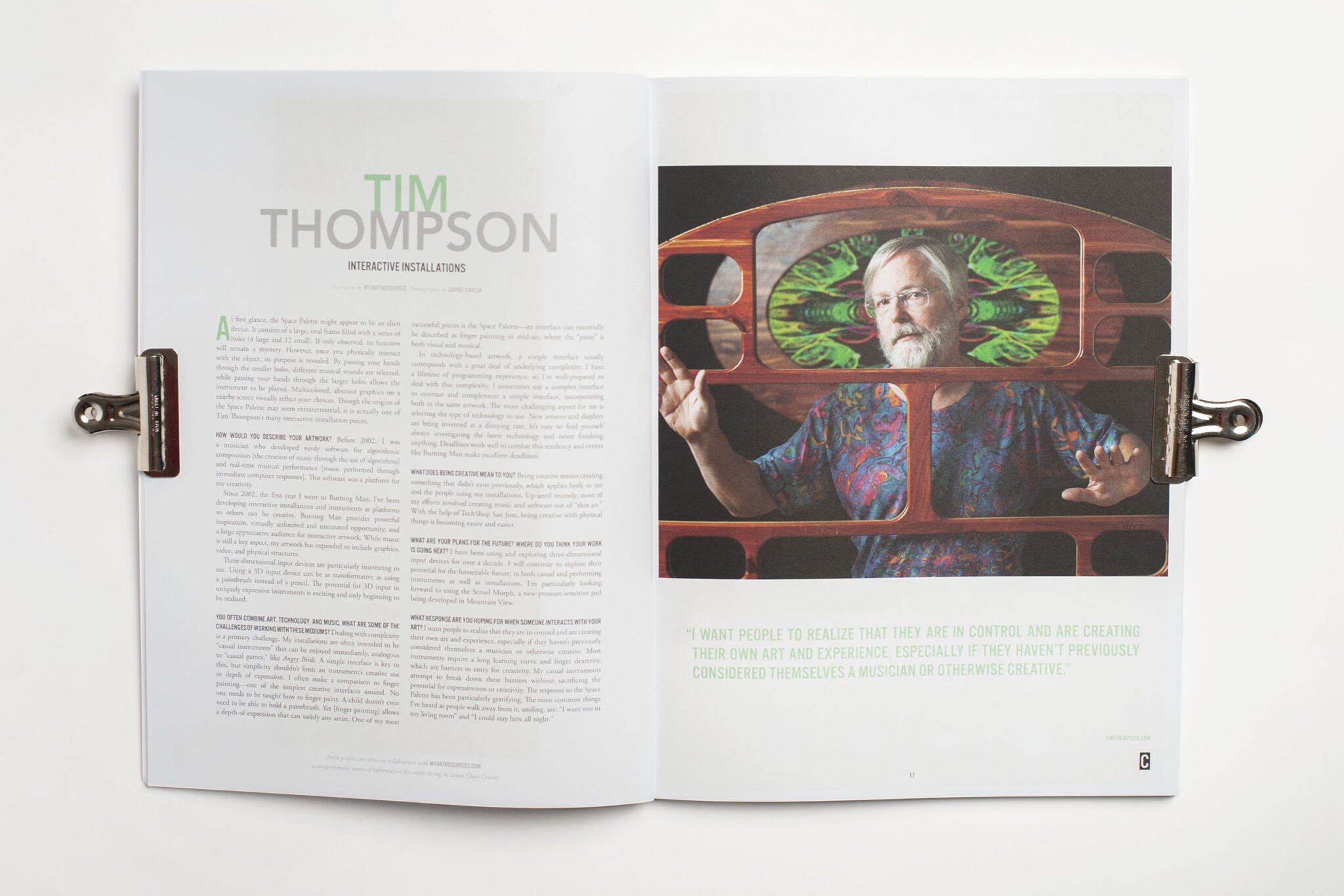 Tim Thompson - Content Magazine